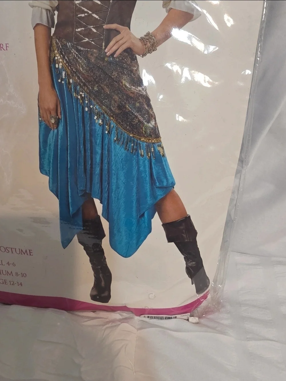 Spirit Fortune Teller Lage Adult Costume, NWT - Picture 4 of 6